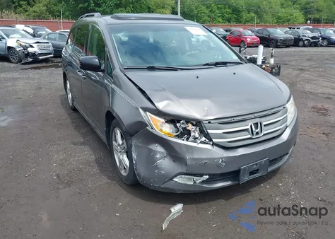 2011 Honda Odyssey Touring/Touring Elite z USA, uszkodzony, nr VIN 5FNRL5H94BB092085